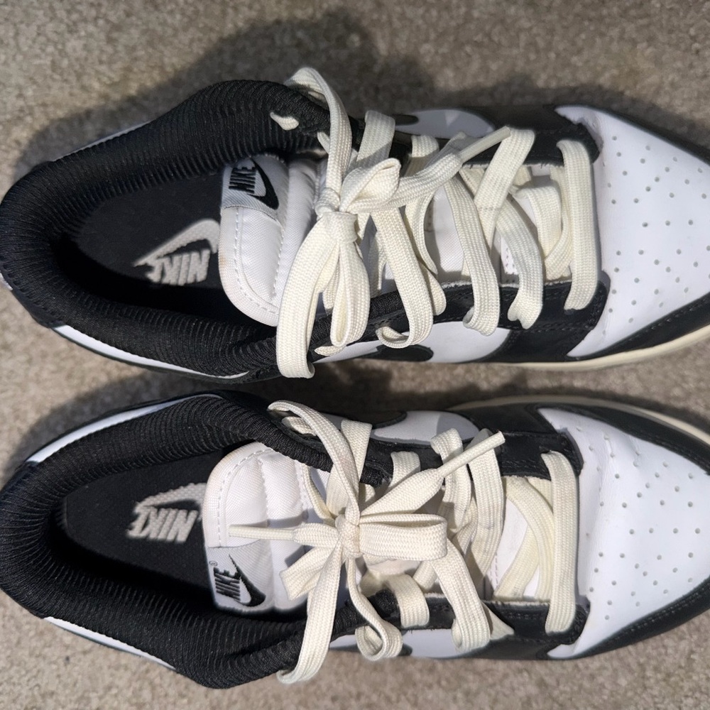 Nike Vintage Dunks Black, White Cream 8W/6.5Y
